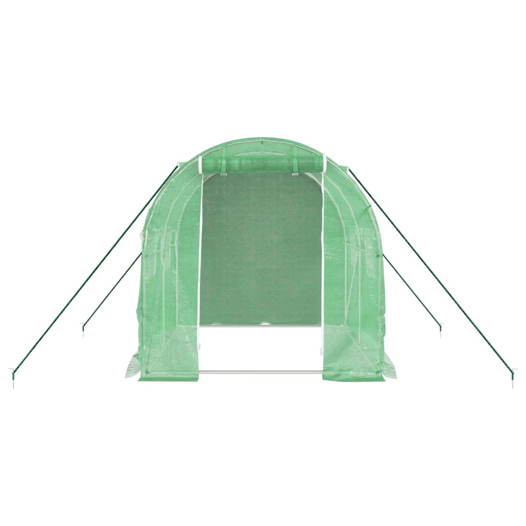 8720845811785_g_en_hd_2 vidaXL Greenhouse with Steel Frame Green 4 m² 2x2x2 m - Image 4