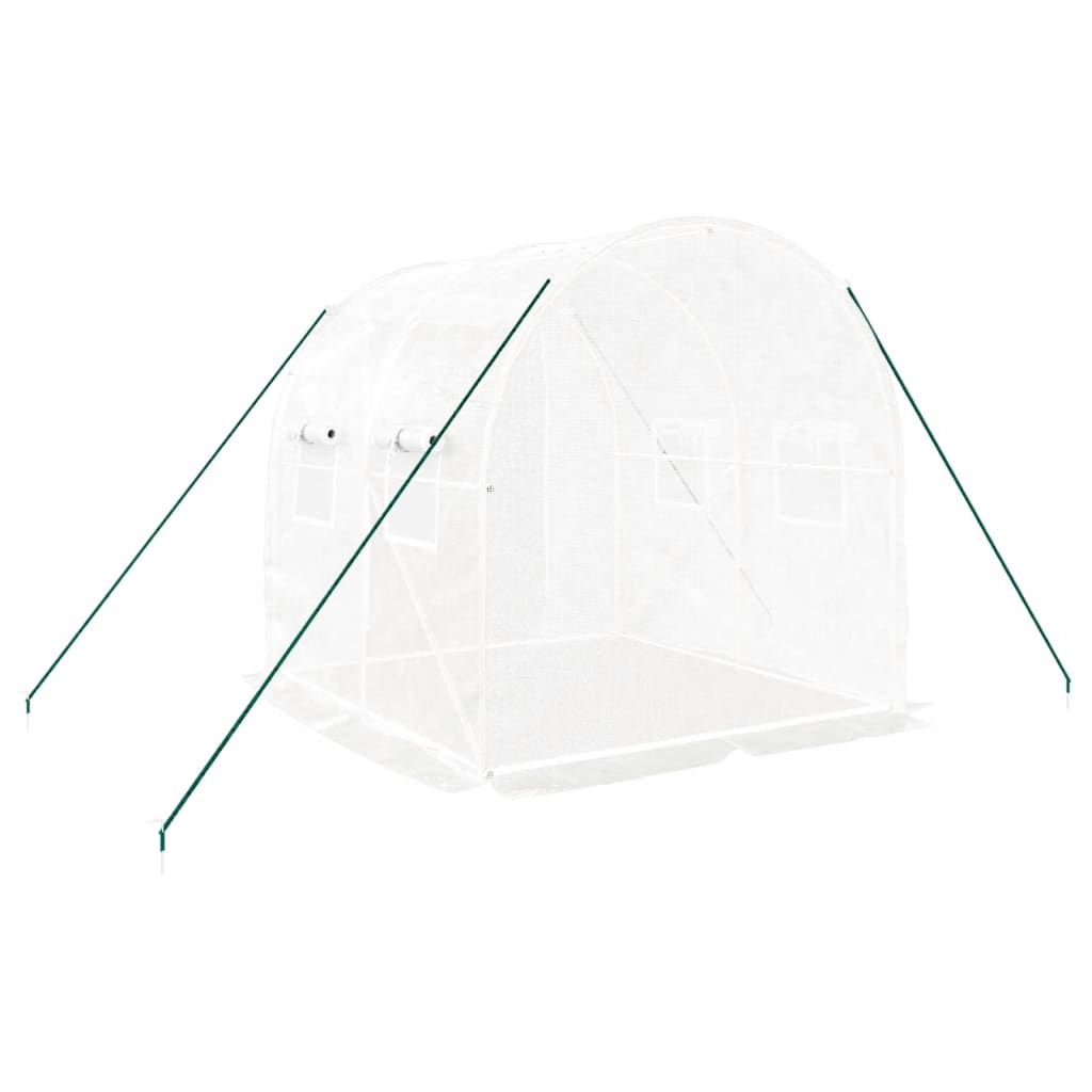 8720845811808_g_en_hd_4 vidaXL Greenhouse with Steel Frame White 4 m² 2x2x2 m - Image 6