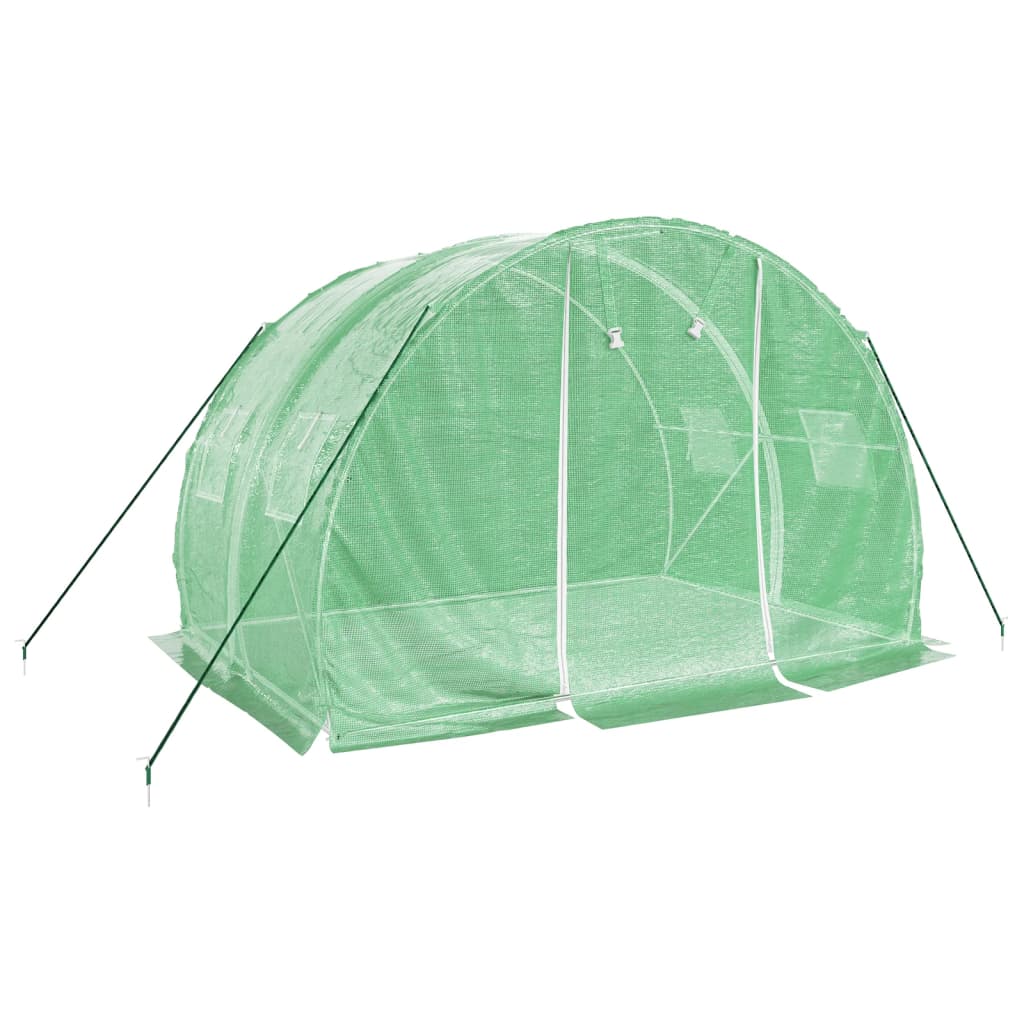 8720845811822_g_en_hd_1 vidaXL Greenhouse with Steel Frame Green 6 m² 3x2x2 m - Image 3
