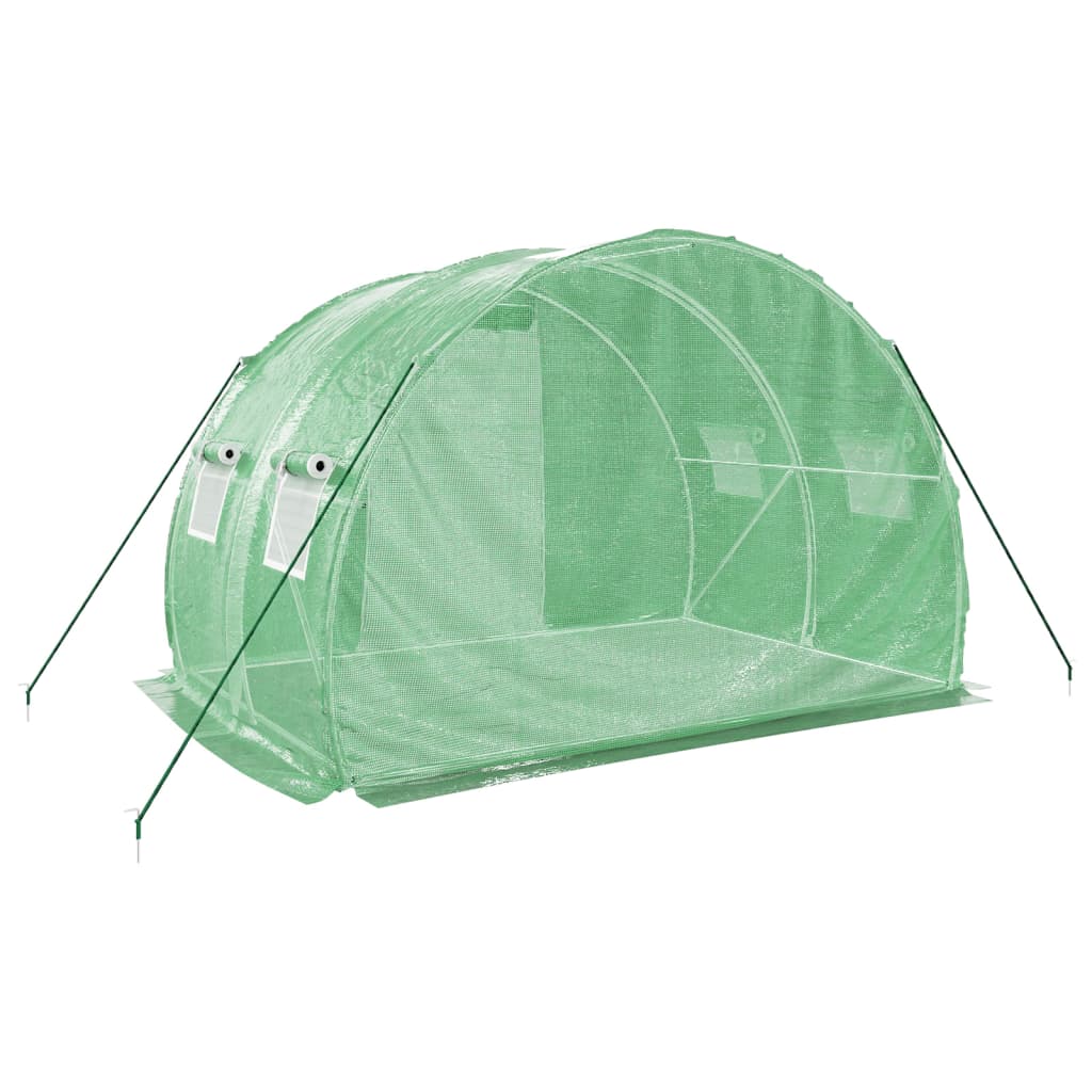 8720845811822_g_en_hd_4 vidaXL Greenhouse with Steel Frame Green 6 m² 3x2x2 m - Image 6