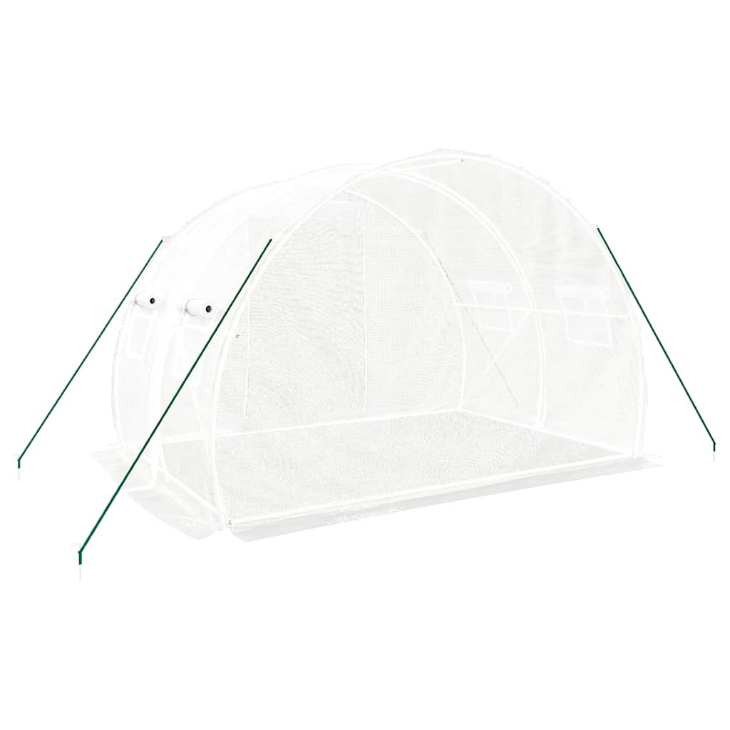 8720845811846_g_en_hd_4 vidaXL Greenhouse with Steel Frame White 6 m² 3x2x2 m - Image 6