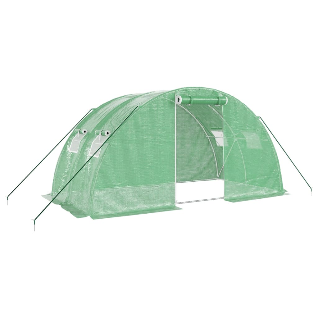 8720845811860_a_en_hd_1 vidaXL Greenhouse with Steel Frame Green 8 m² 4x2x2 m - Image 2
