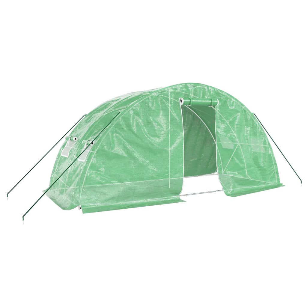 8720845811907_a_en_hd_1 vidaXL Greenhouse with Steel Frame Green 10 m² 5x2x2.3 m - Image 2