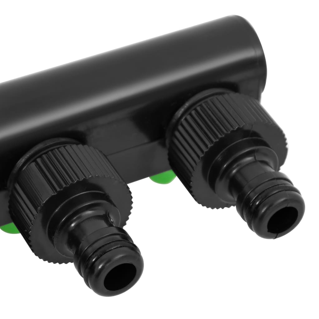 8720845812003_g_en_hd_4 vidaXL 4-Way Tap Adaptor Green and Black 19.5x6x11 cm ABS & PP - Image 5