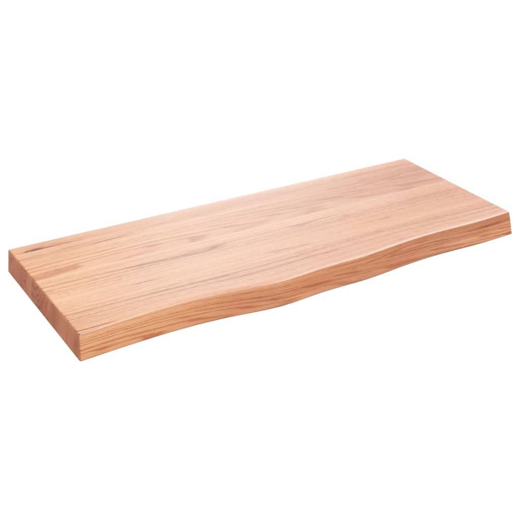 8720845814069_a_en_hd_1 vidaXL Wall Shelf Light Brown 100x40x(2-6) cm Treated Solid Wood Oak - Image 2