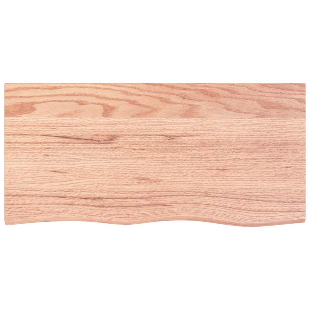 8720845814083_g_en_hd_2 vidaXL Wall Shelf Light Brown 100x50x(2-4) cm Treated Solid Wood Oak - Image 4