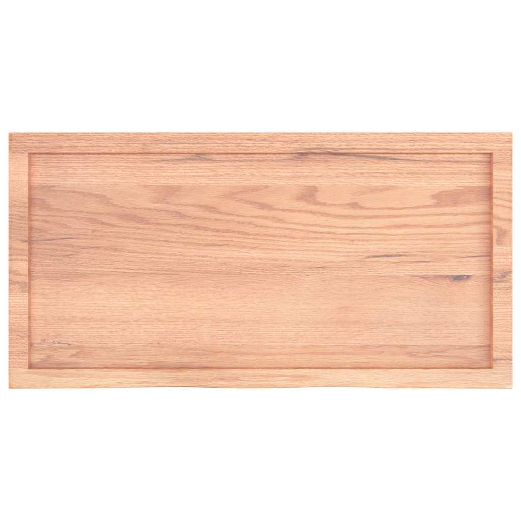 8720845814083_g_en_hd_4 vidaXL Wall Shelf Light Brown 100x50x(2-4) cm Treated Solid Wood Oak - Image 6