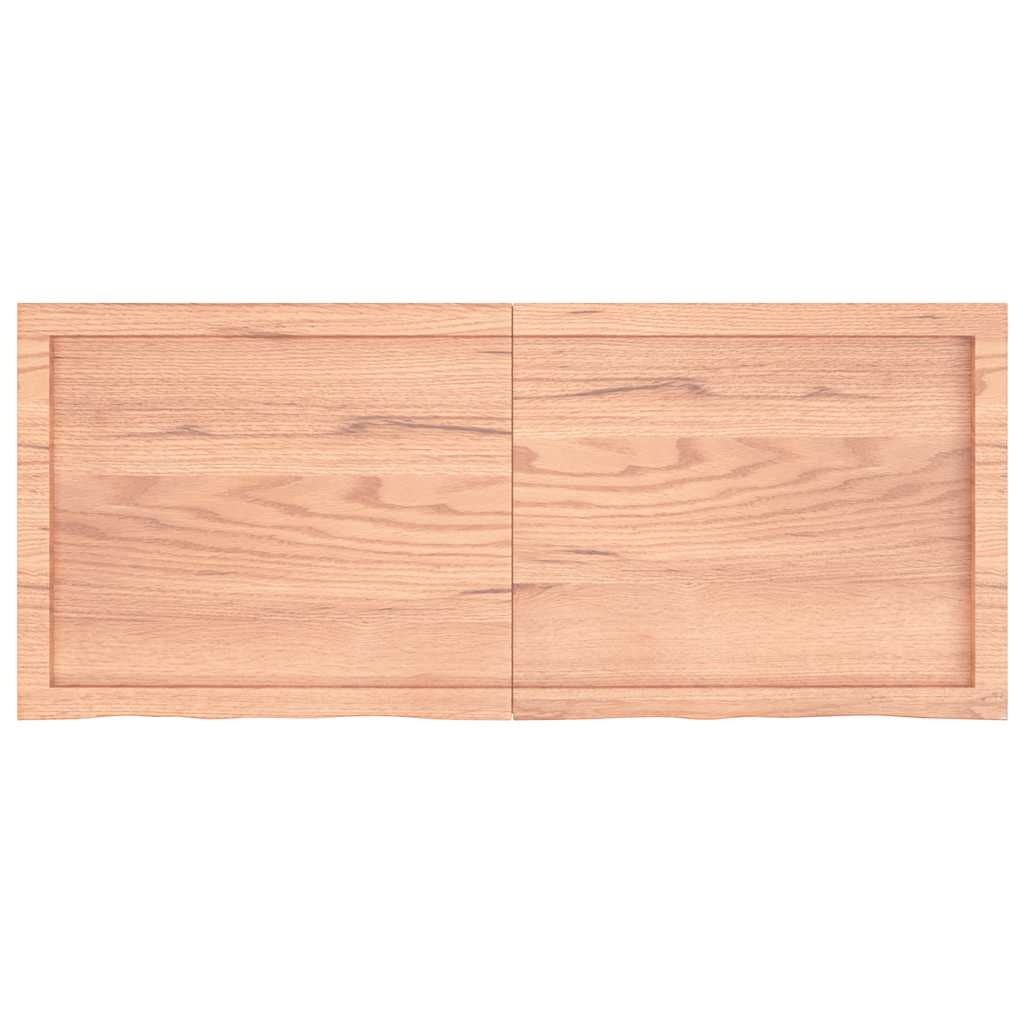 8720845814182_g_en_hd_1 vidaXL Wall Shelf Light Brown 120x50x(2-6) cm Treated Solid Wood Oak - Image 2