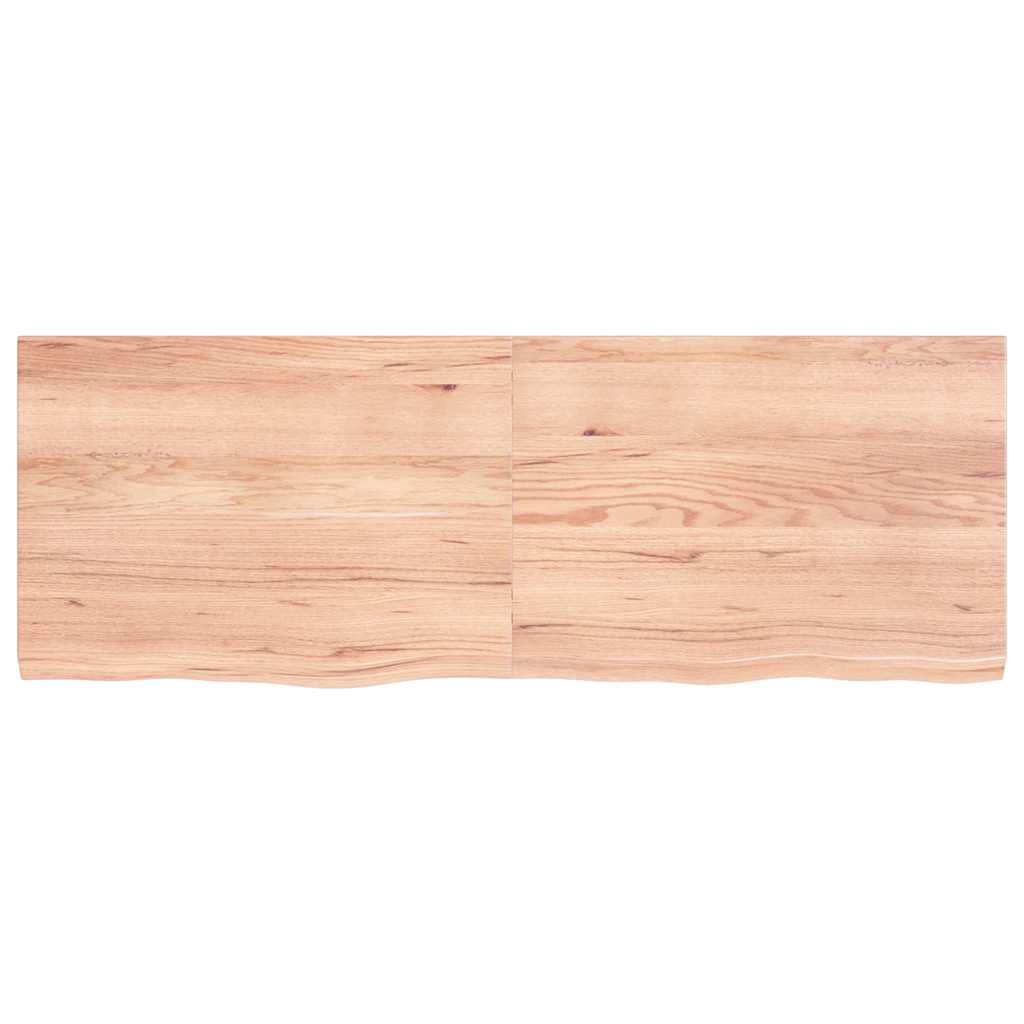 8720845814250_g_en_hd_2 vidaXL Wall Shelf Light Brown 140x50x(2-4) cm Treated Solid Wood Oak - Image 3
