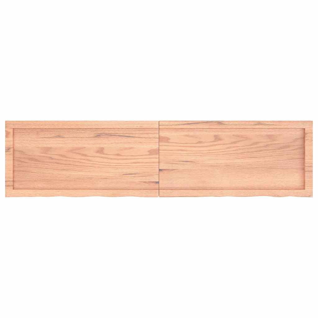 8720845814311_g_en_hd_1 vidaXL Wall Shelf Light Brown 160x40x(2-4) cm Treated Solid Wood Oak - Image 2