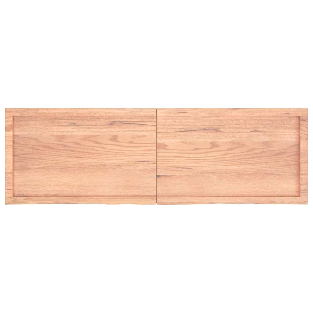 8720845814335_g_en_hd_1 vidaXL Wall Shelf Light Brown 160x50x(2-4) cm Treated Solid Wood Oak - Image 2