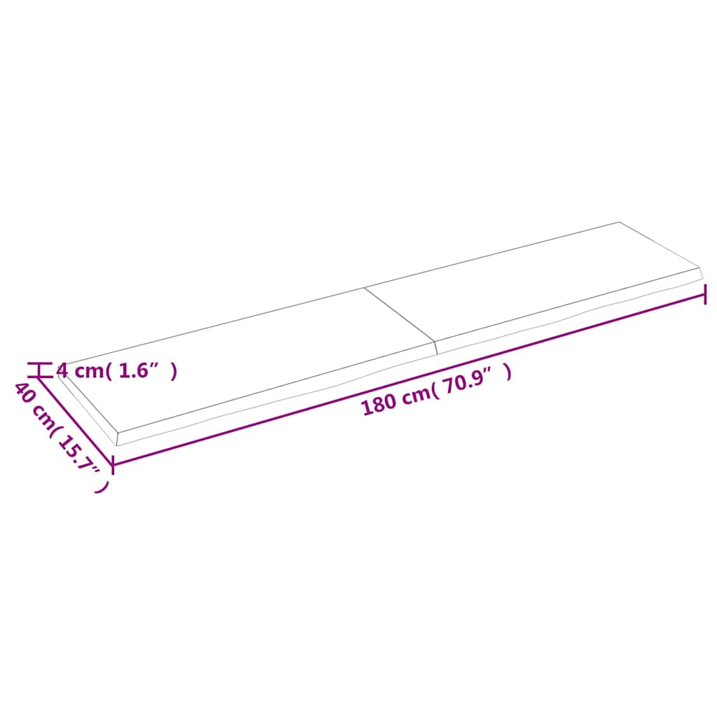 8720845814397_g_en_hd_8 vidaXL Wall Shelf Light Brown 180x40x(2-4) cm Treated Solid Wood Oak - Image 9
