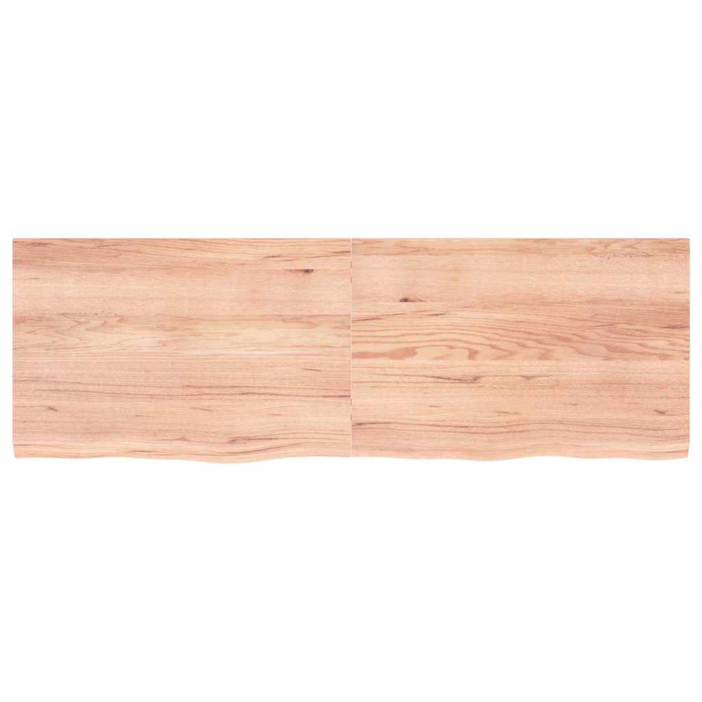 8720845814434_g_en_hd_2 vidaXL Wall Shelf Light Brown 180x60x(2-4) cm Treated Solid Wood Oak - Image 3