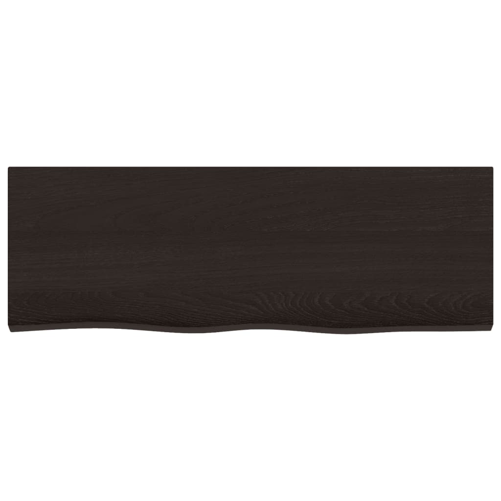 8720845815042_g_en_hd_2 vidaXL Wall Shelf Dark Brown 80x30x(2-4) cm Treated Solid Wood Oak - Image 4