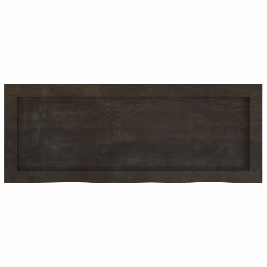 8720845815042_g_en_hd_3 vidaXL Wall Shelf Dark Brown 80x30x(2-4) cm Treated Solid Wood Oak - Image 5