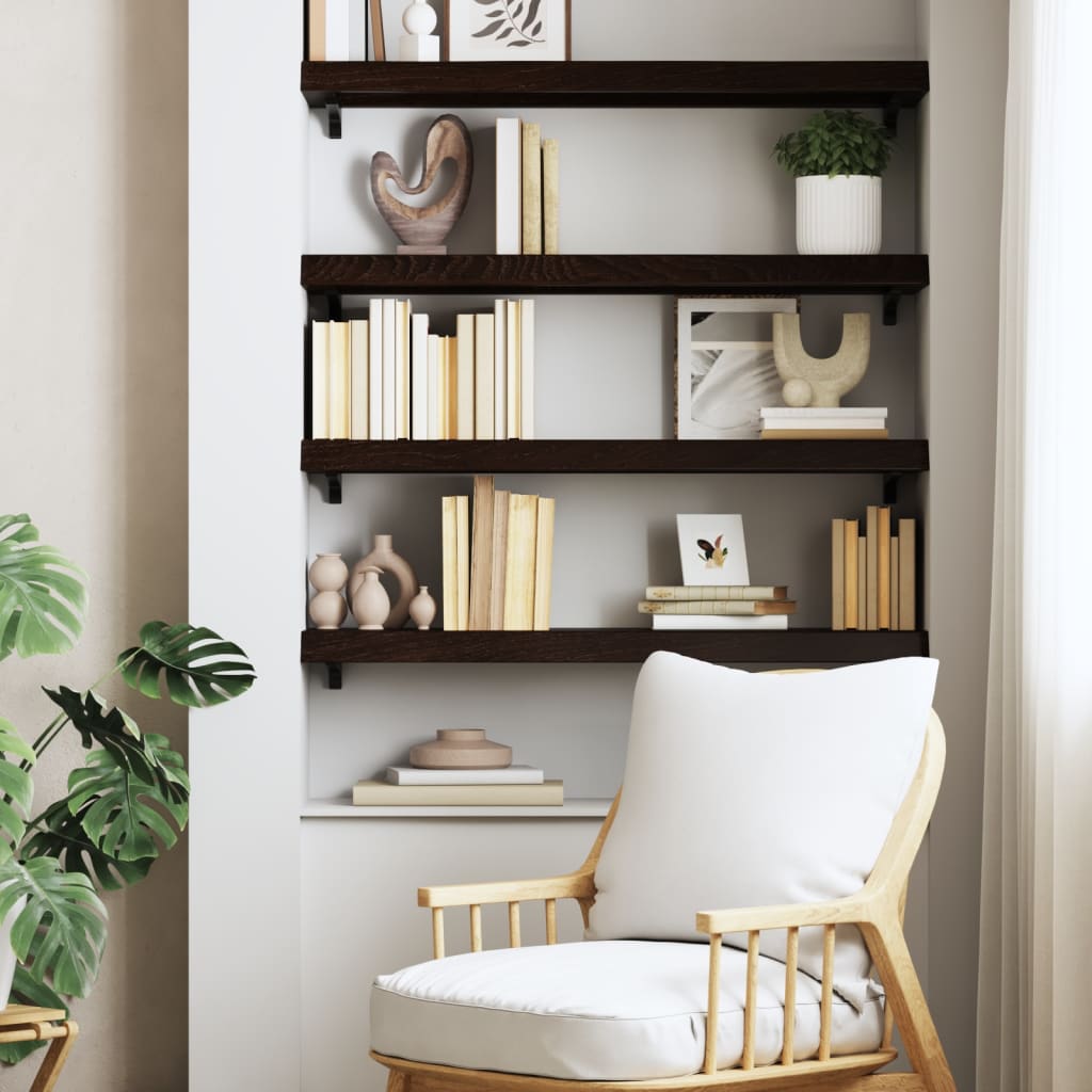 8720845815233_g_en_hd_1 vidaXL Wall Shelf Dark Brown 100x30x(2-6) cm Treated Solid Wood Oak - Image 3