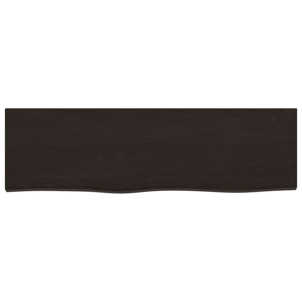 8720845815233_g_en_hd_2 vidaXL Wall Shelf Dark Brown 100x30x(2-6) cm Treated Solid Wood Oak - Image 4
