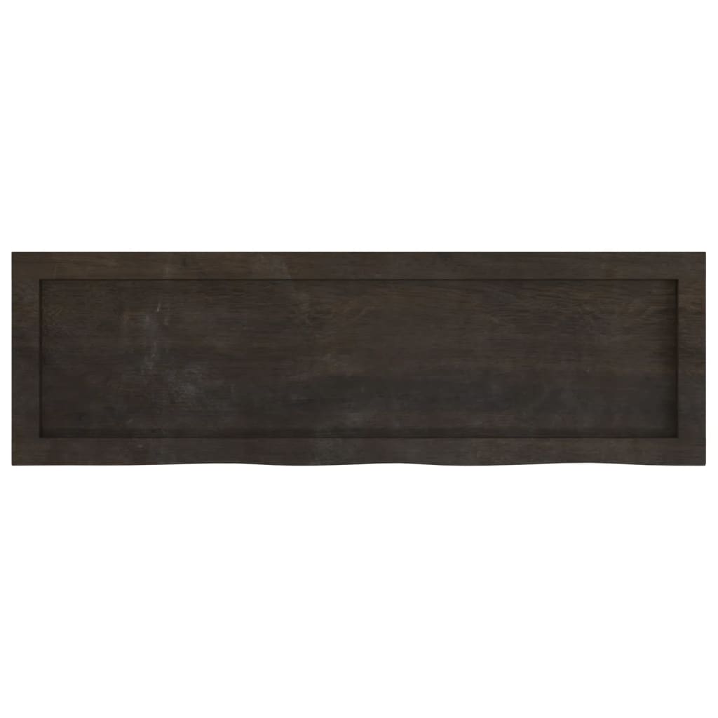 8720845815233_g_en_hd_3 vidaXL Wall Shelf Dark Brown 100x30x(2-6) cm Treated Solid Wood Oak - Image 5