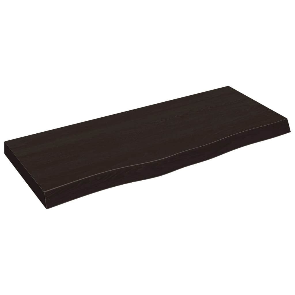 8720845815264_a_en_hd_1 vidaXL Wall Shelf Dark Brown 100x40x(2-6) cm Treated Solid Wood Oak - Image 2