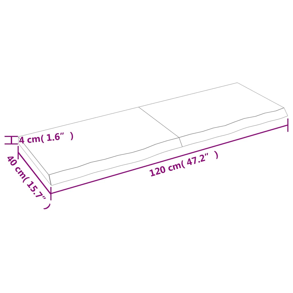 8720845815356_g_en_hd_8 vidaXL Wall Shelf Dark Brown 120x40x(2-4) cm Treated Solid Wood Oak - Image 9