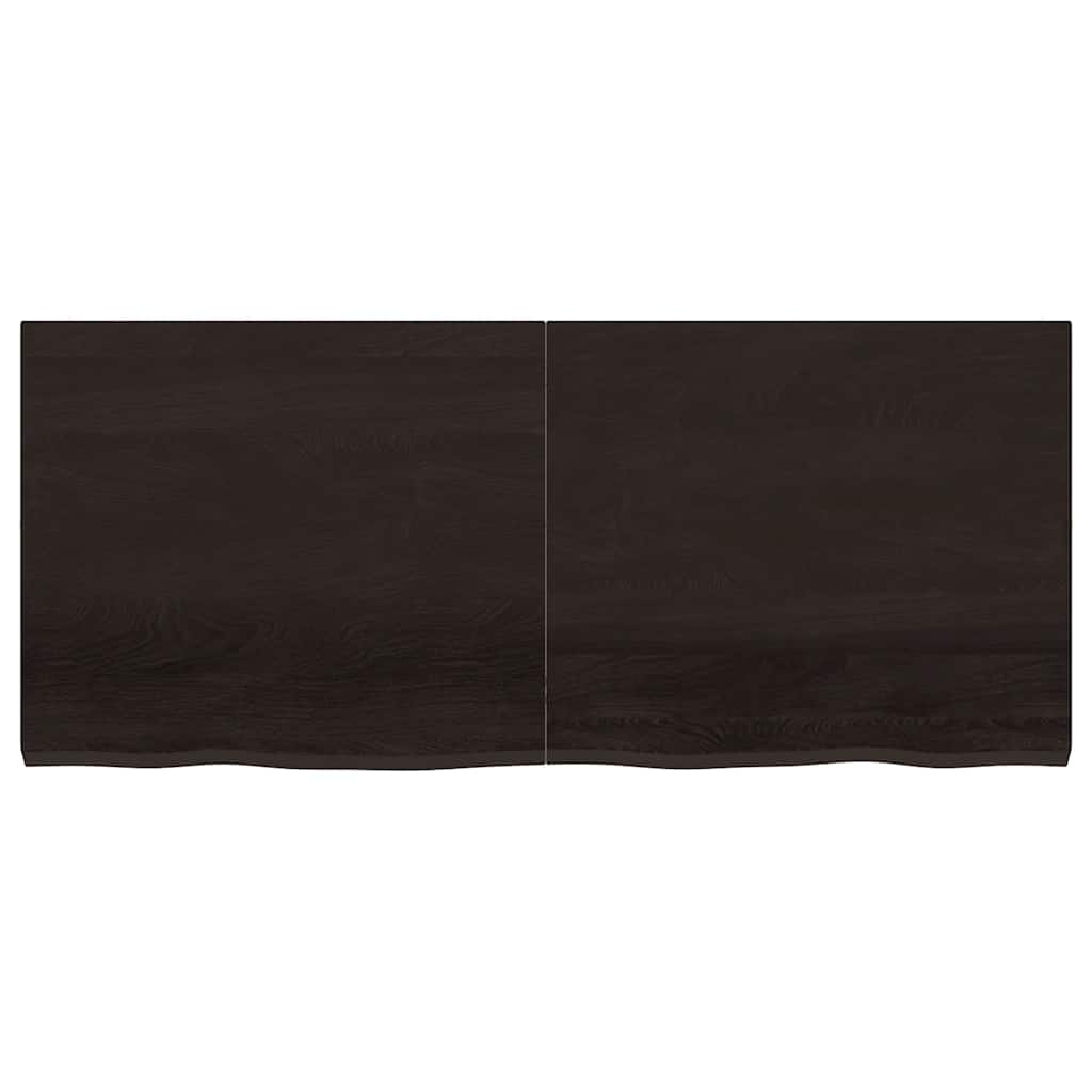 8720845815479_g_en_hd_2 vidaXL Wall Shelf Dark Brown 140x60x(2-4) cm Treated Solid Wood Oak - Image 3