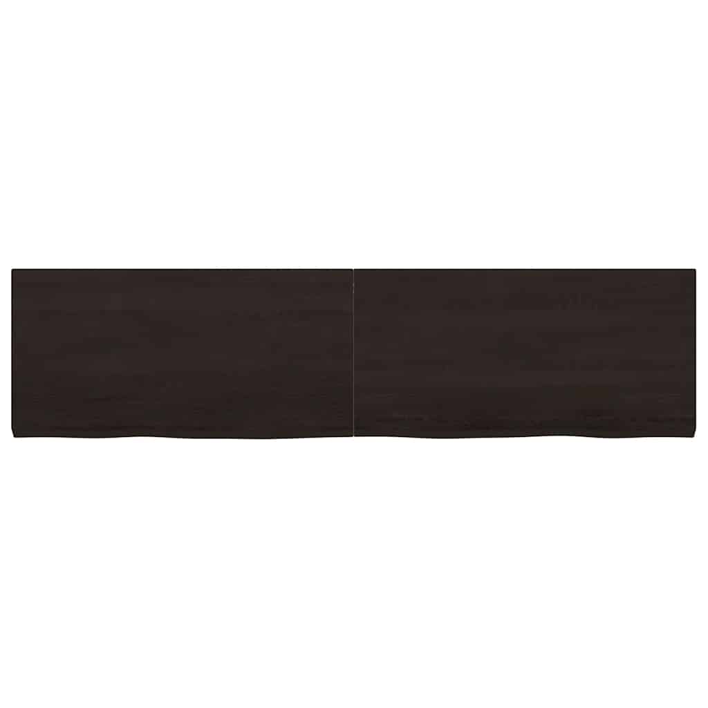 8720845815516_g_en_hd_2 vidaXL Wall Shelf Dark Brown 160x40x(2-4) cm Treated Solid Wood Oak - Image 3