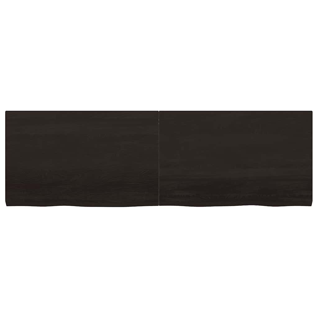 8720845815530_g_en_hd_2 vidaXL Wall Shelf Dark Brown 160x50x(2-4) cm Treated Solid Wood Oak - Image 3