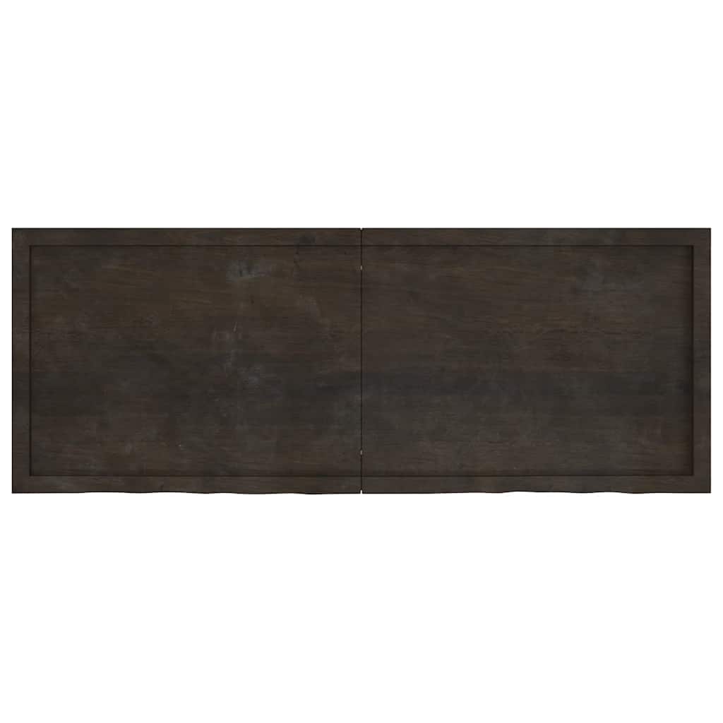 8720845815554_g_en_hd_1 vidaXL Wall Shelf Dark Brown 160x60x(2-4) cm Treated Solid Wood Oak - Image 2