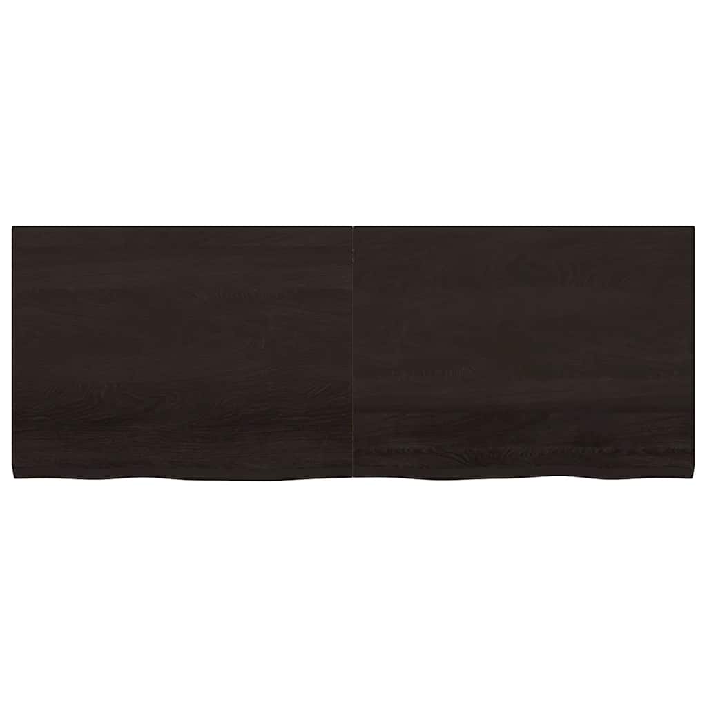 8720845815554_g_en_hd_2 vidaXL Wall Shelf Dark Brown 160x60x(2-4) cm Treated Solid Wood Oak - Image 3