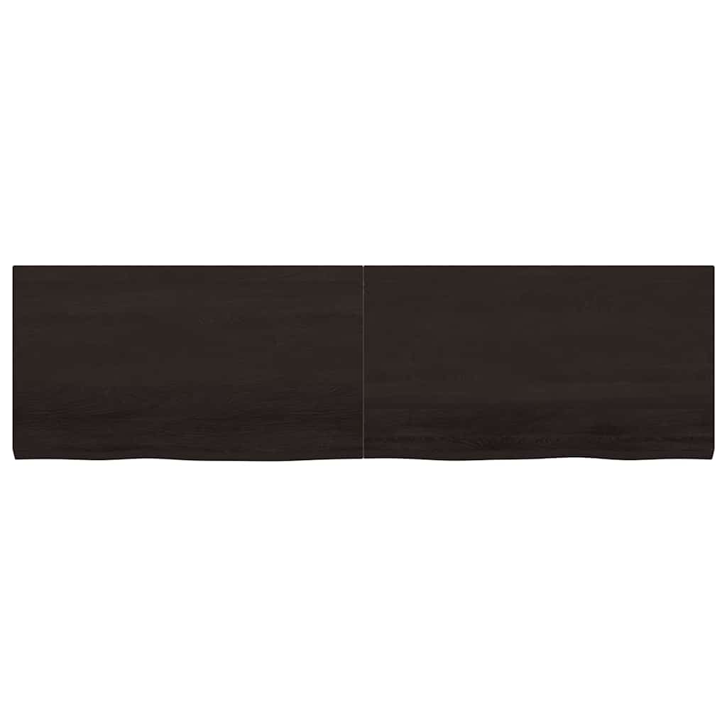 8720845815615_g_en_hd_2 vidaXL Wall Shelf Dark Brown 180x50x(2-4) cm Treated Solid Wood Oak - Image 3