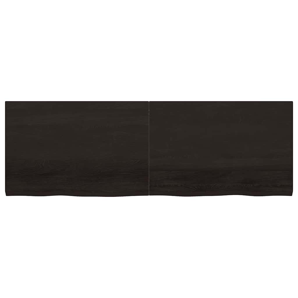 8720845815639_g_en_hd_2 vidaXL Wall Shelf Dark Brown 180x60x(2-4) cm Treated Solid Wood Oak - Image 3