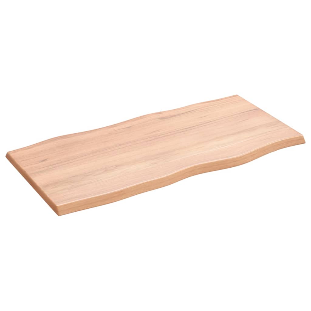 8720845816599_g_en_hd_2 vidaXL Table Top Light Brown 80x40x2 cm Treated Solid Wood Oak Live Edge - Image 4