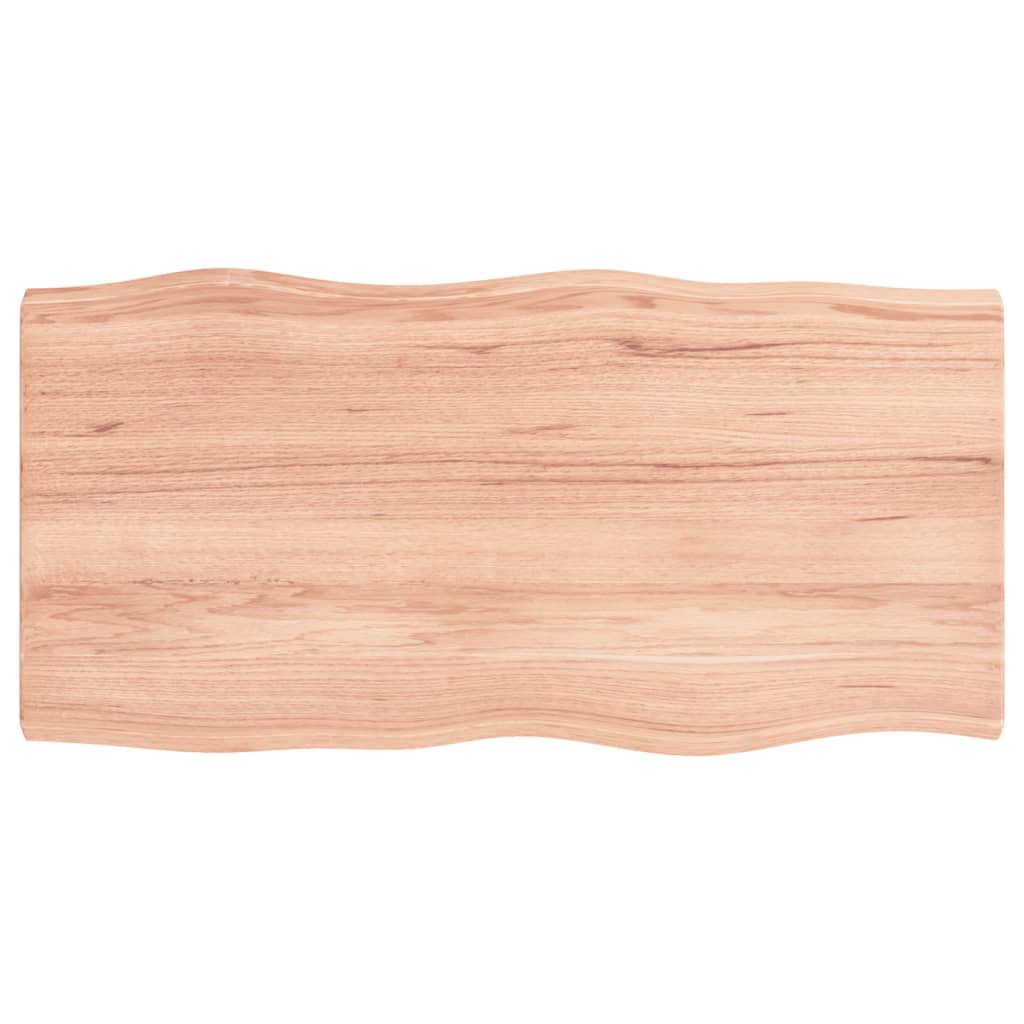 8720845816605_a_en_hd_1 vidaXL Table Top Light Brown 80x40x(2-4) cm Treated Solid Wood Live Edge - Image 2