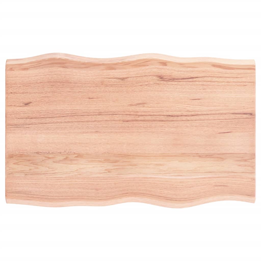 8720845816629_a_en_hd_1 vidaXL Table Top Light Brown 80x50x2 cm Treated Solid Wood Oak Live Edge - Image 2