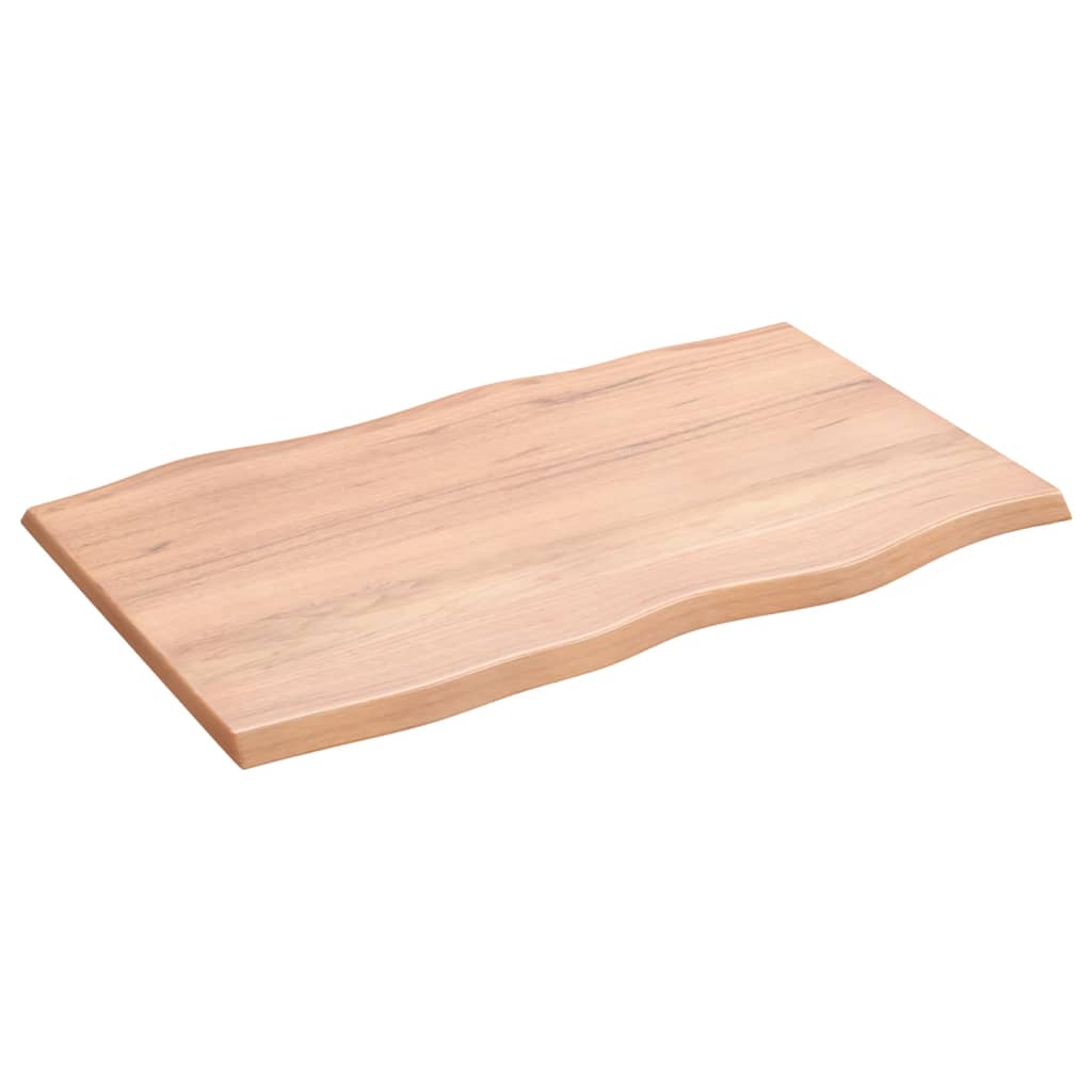 8720845816629_g_en_hd_2 vidaXL Table Top Light Brown 80x50x2 cm Treated Solid Wood Oak Live Edge - Image 4