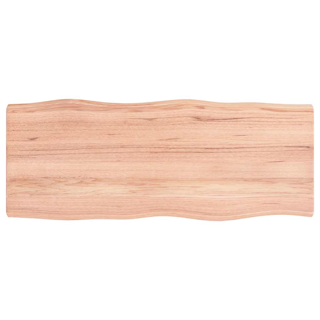 8720845816698_a_en_hd_1 vidaXL Table Top Light Brown 100x40x(2-4)cm Treated Solid Wood Live Edge - Image 2