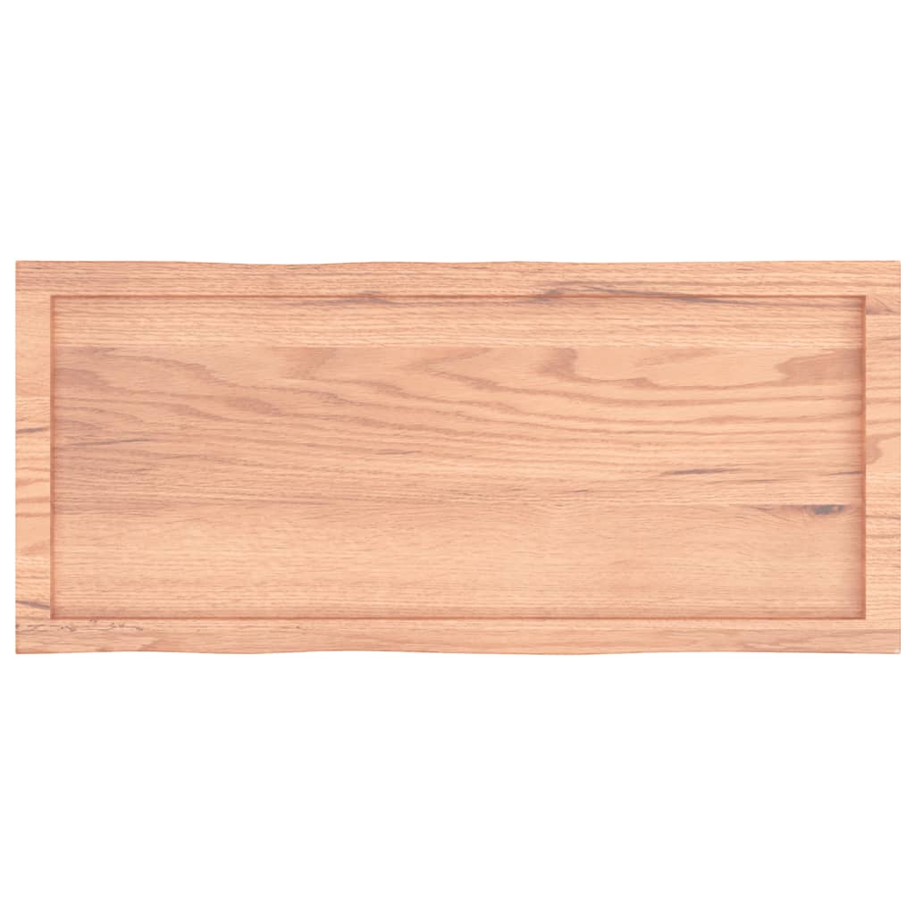8720845816698_g_en_hd_3 vidaXL Table Top Light Brown 100x40x(2-4)cm Treated Solid Wood Live Edge - Image 5