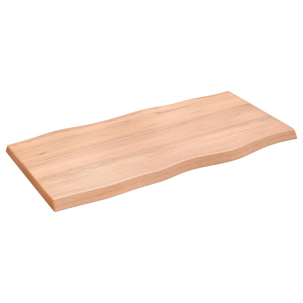 8720845816728_g_en_hd_2 vidaXL Table Top Light Brown 100x50x(2-4)cm Treated Solid Wood Live Edge - Image 4