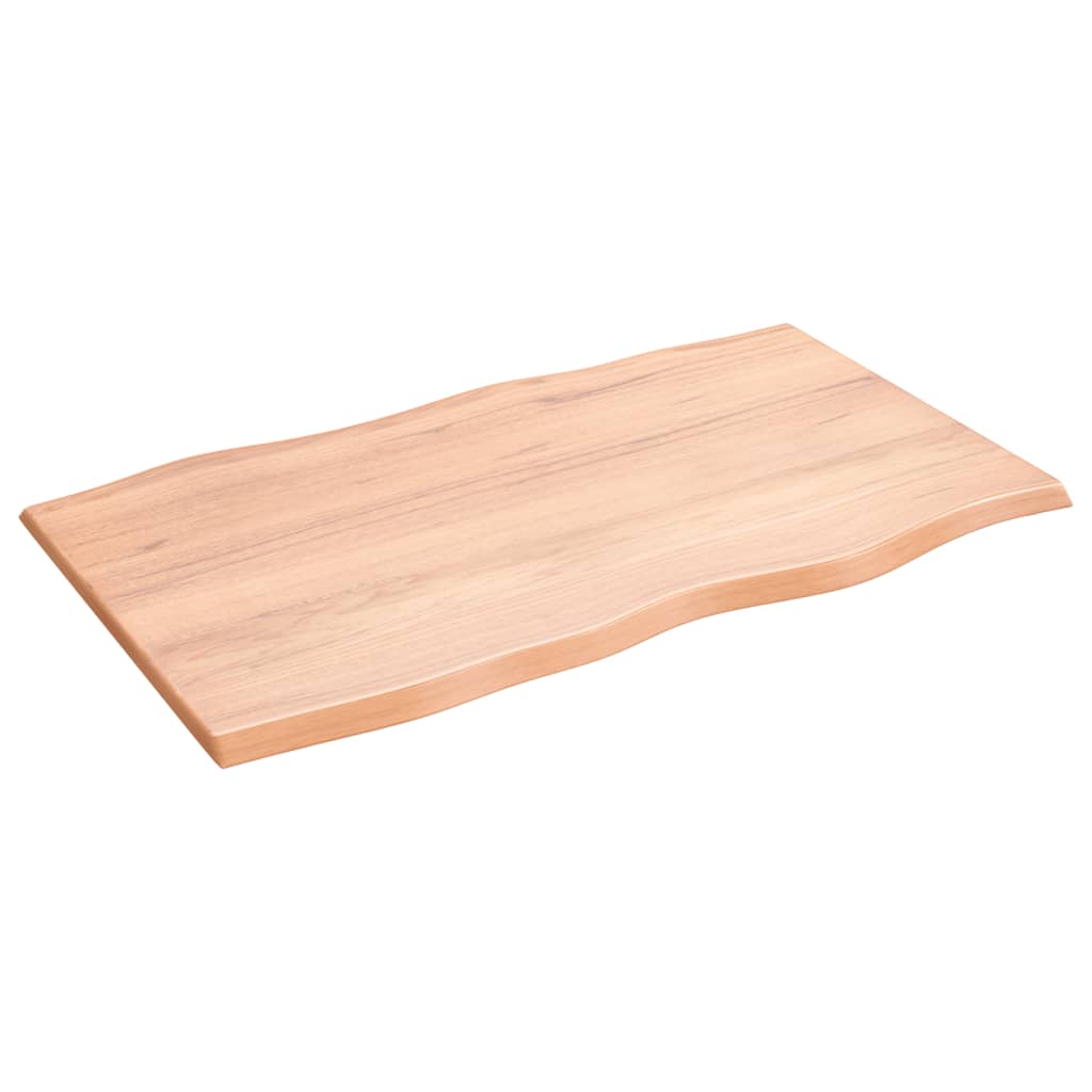 8720845816742_g_en_hd_2 vidaXL Table Top Light Brown 100x60x2 cm Treated Solid Wood Oak Live Edge - Image 4