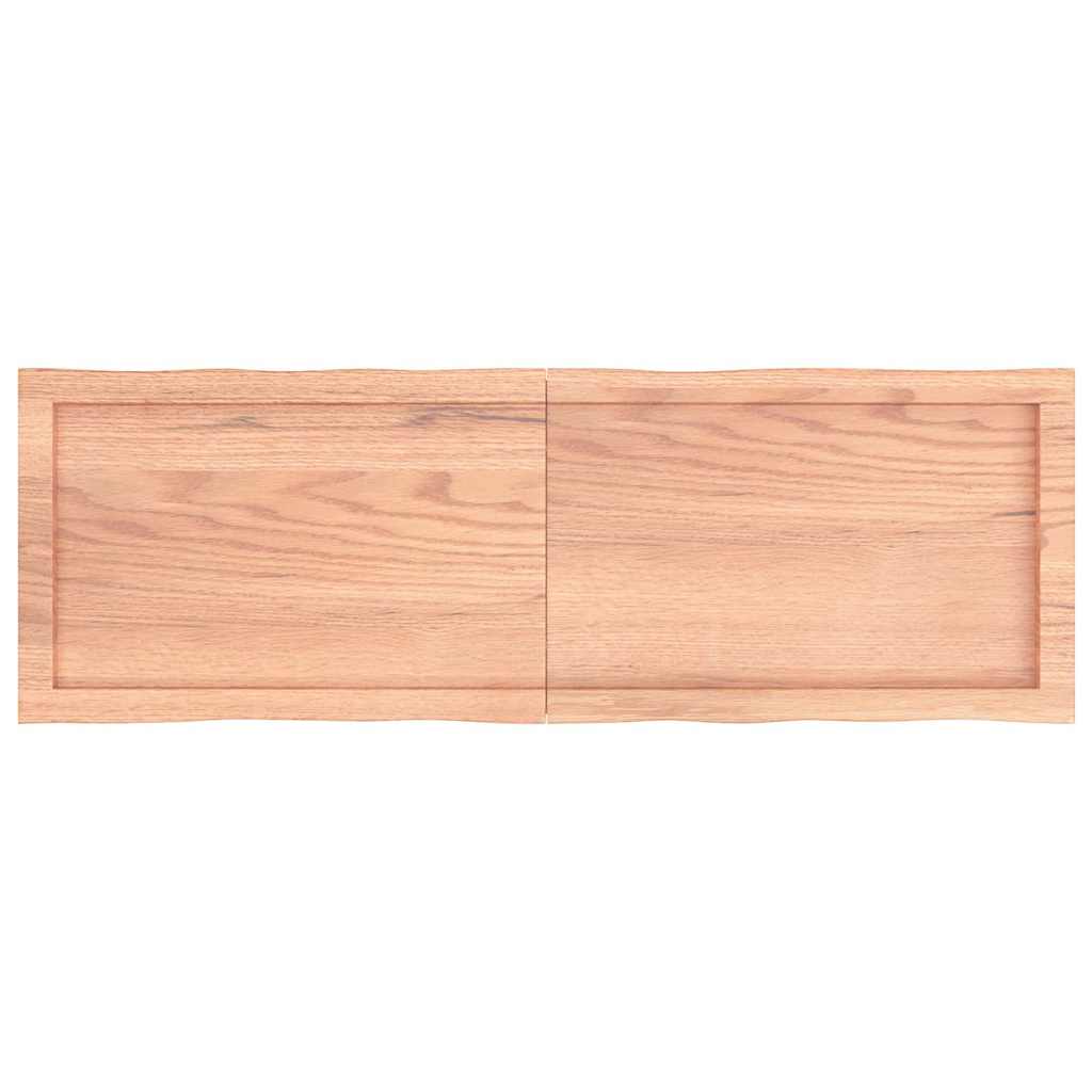 8720845816773_g_en_hd_2 vidaXL Table Top Light Brown 120x40x(2-4)cm Treated Solid Wood Live Edge - Image 3
