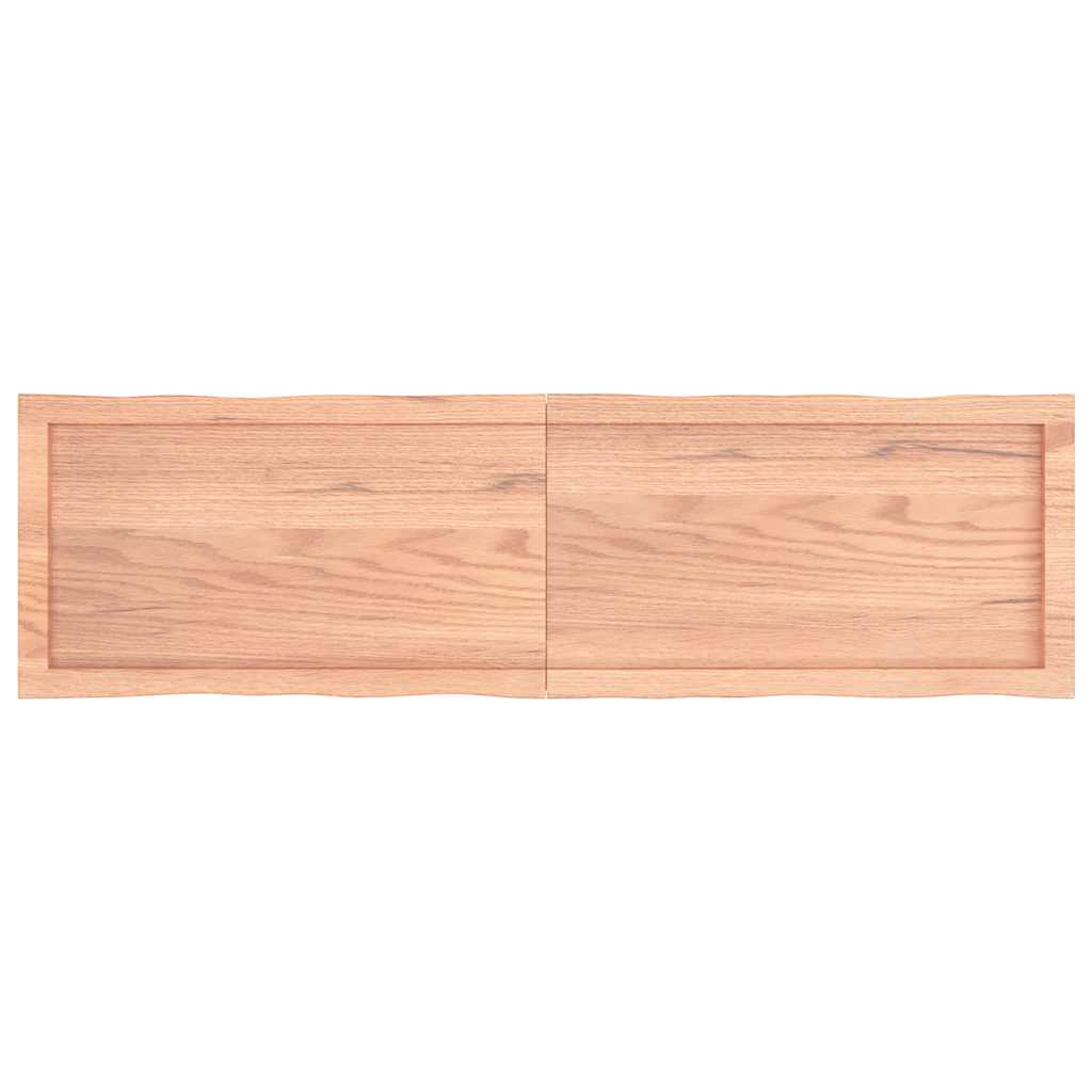 8720845816834_g_en_hd_2 vidaXL Table Top Light Brown 140x40x(2-4)cm Treated Solid Wood Live Edge - Image 3