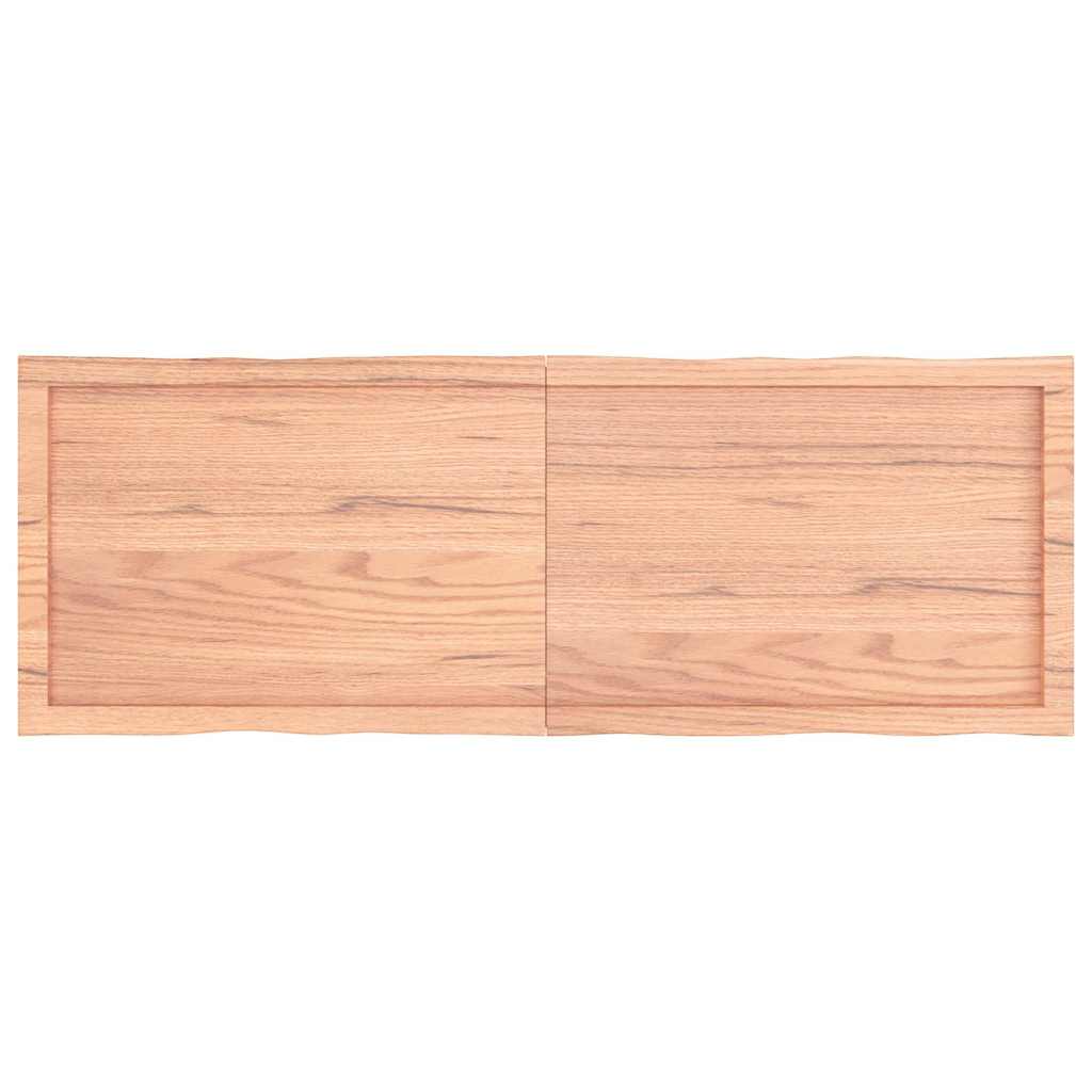 8720845816858_g_en_hd_2 vidaXL Table Top Light Brown 140x50x(2-4)cm Treated Solid Wood Live Edge - Image 3