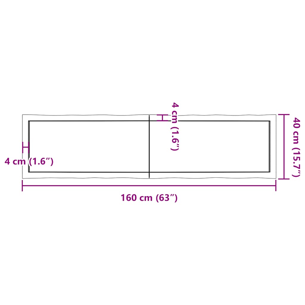 8720845816896_g_en_hd_9 vidaXL Table Top Light Brown 160x40x(2-4)cm Treated Solid Wood Live Edge - Image 10