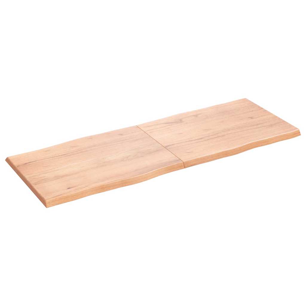 8720845816933_g_en_hd_1 vidaXL Table Top Light Brown 160x60x(2-4)cm Treated Solid Wood Live Edge - Image 2