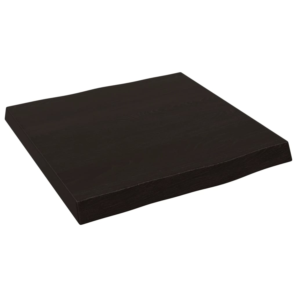 8720845817145_g_en_hd_1 vidaXL Table Top Dark Brown 40x40x(2-4) cm Treated Solid Wood Live Edge - Image 3