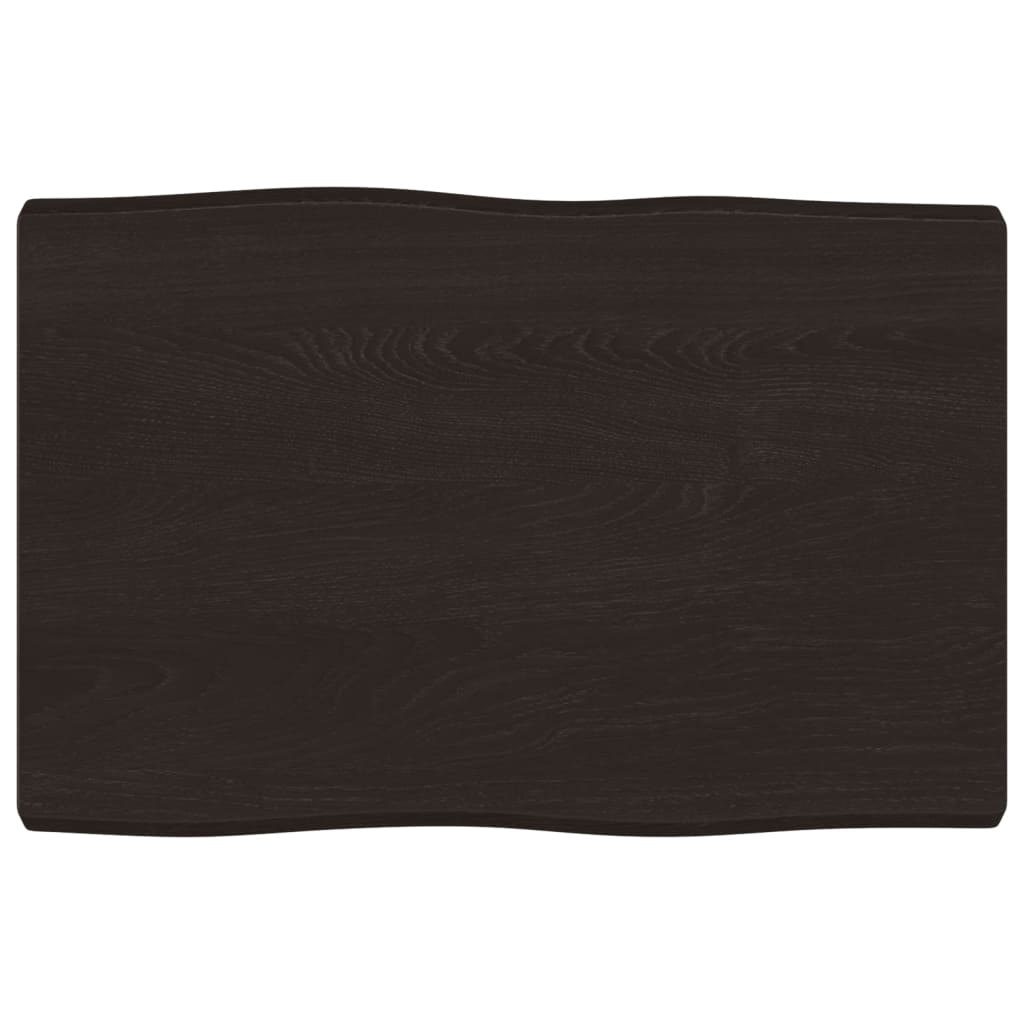 8720845817176_a_en_hd_1 vidaXL Table Top Dark Brown 60x40x(2-4) cm Treated Solid Wood Live Edge - Image 2