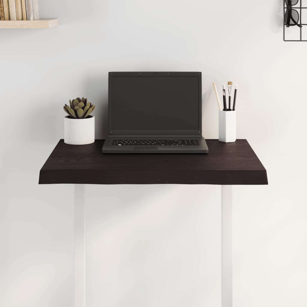 8720845817176_g_en_hd_1 vidaXL Table Top Dark Brown 60x40x(2-4) cm Treated Solid Wood Live Edge - Image 3
