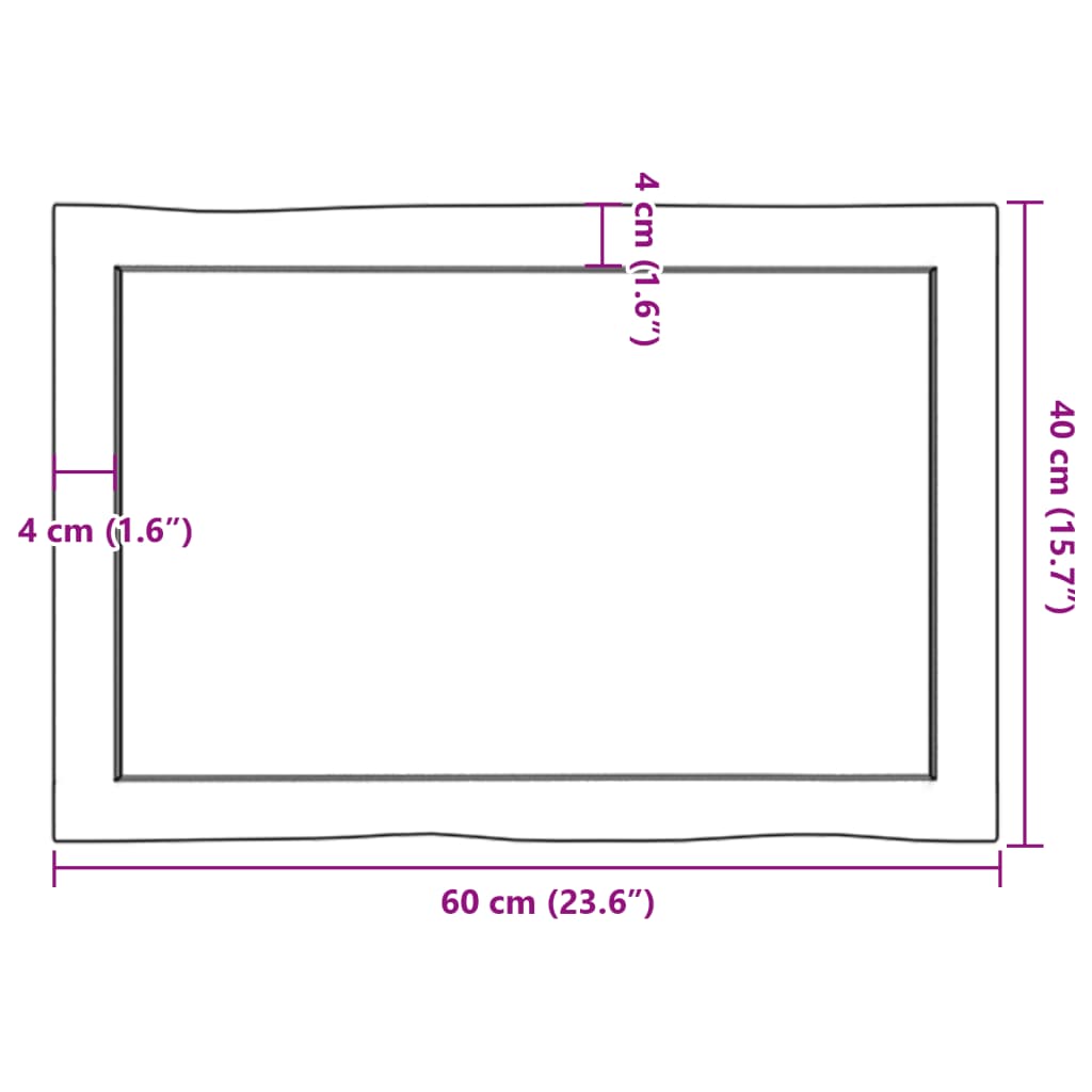 8720845817176_g_en_hd_8 vidaXL Table Top Dark Brown 60x40x(2-4) cm Treated Solid Wood Live Edge - Image 10