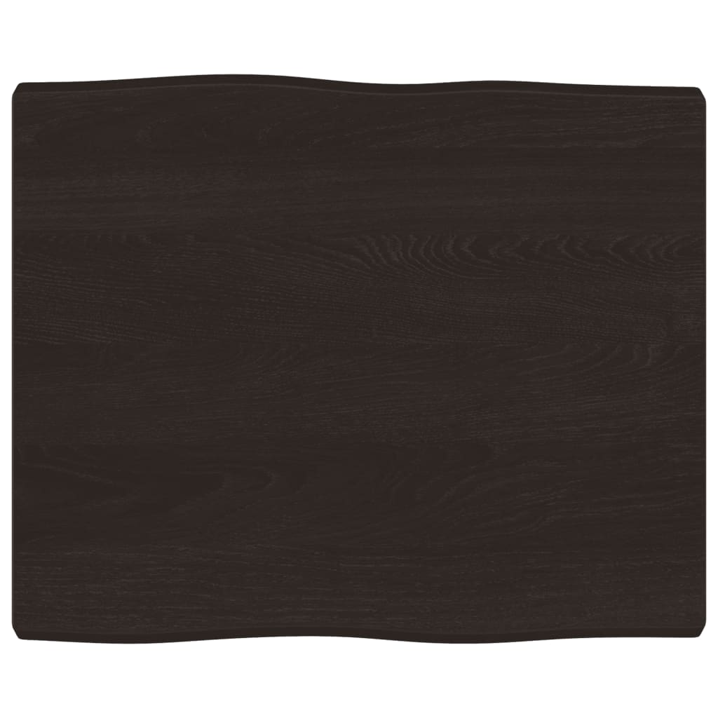 8720845817206_a_en_hd_1 vidaXL Table Top Dark Brown 60x50x(2-4) cm Treated Solid Wood Live Edge - Image 2