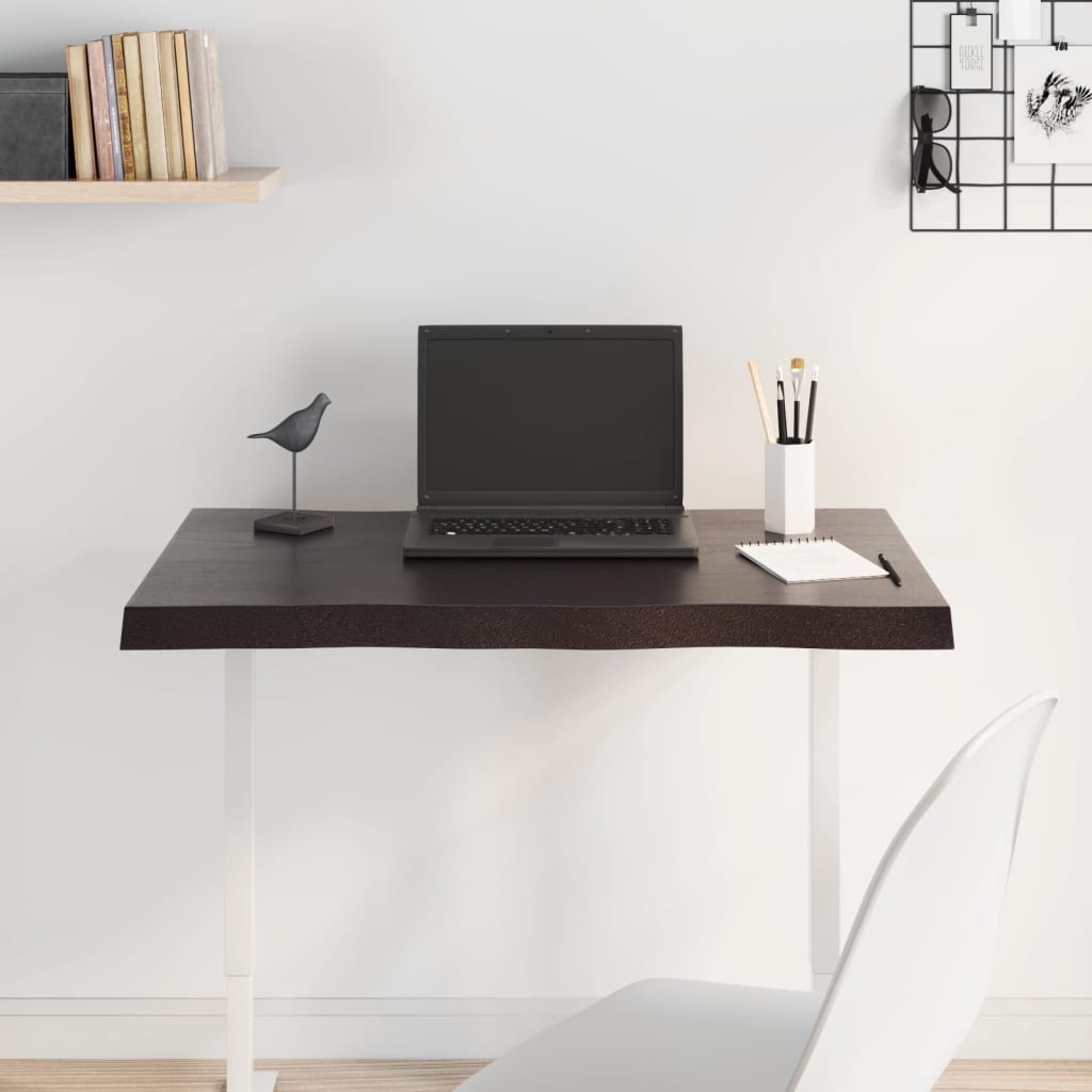 8720845817299_g_en_hd_1 vidaXL Table Top Dark Brown 80x50x(2-4) cm Treated Solid Wood Live Edge - Image 3